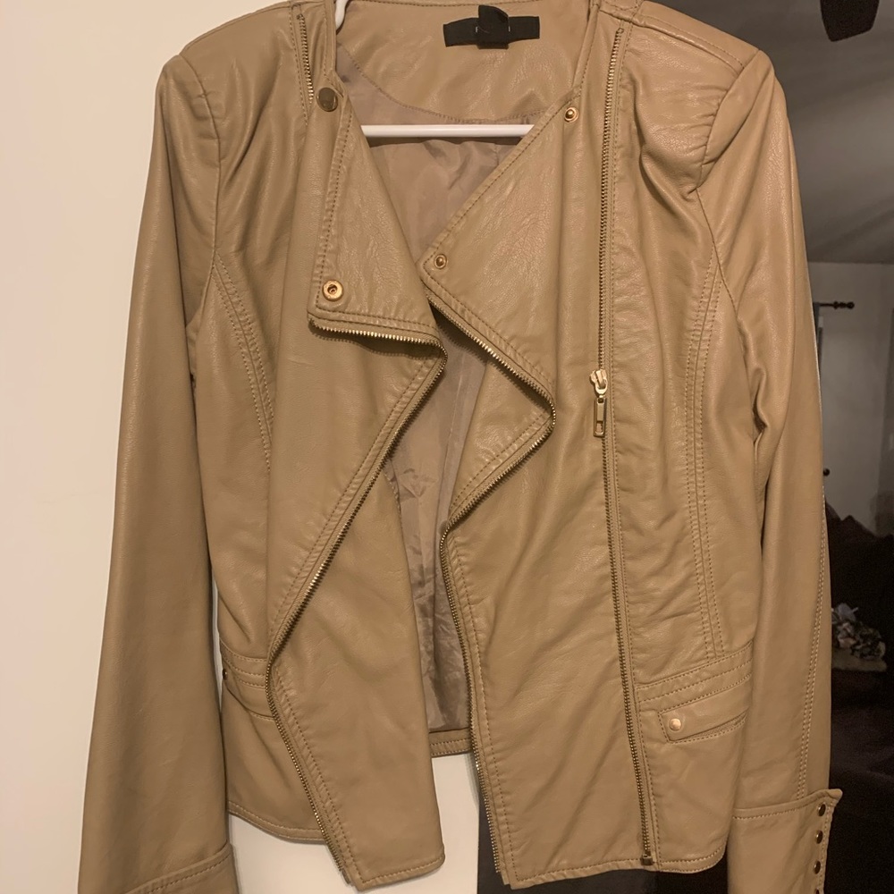 Faux leather jacket